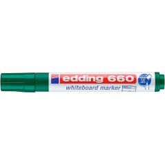 Rotulador edding para pizarra blanca 660 color verde punta redonda 1,5-3 mm PACK 10 UNIDADES - Imagen 5
