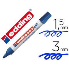 Edding marcador de pizarra blanca 660 azul -10u-