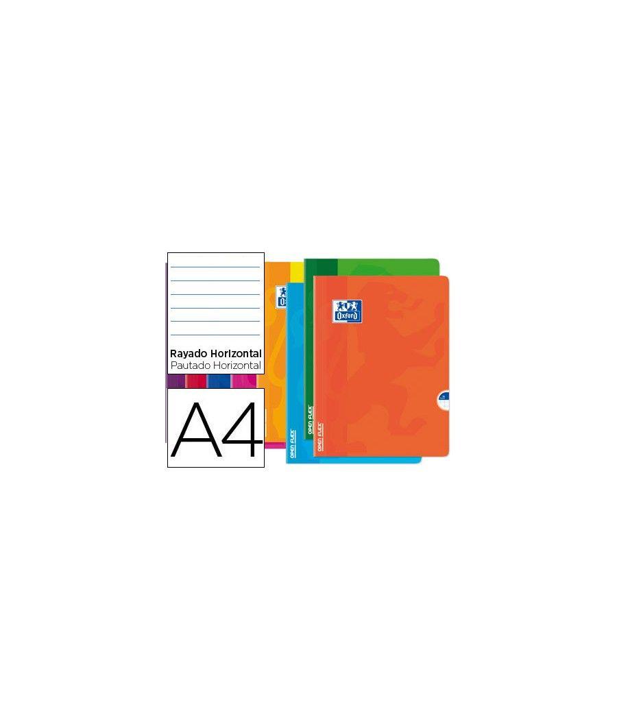 Libreta escolar oxford openflex tapa flexible optik paper 48 hojas din a4 rayado horizontal colores surtidos PACK 10 UNIDADES - 