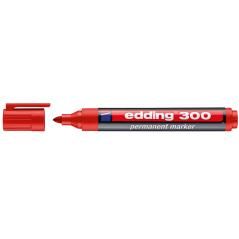 Rotulador edding marcador permanente 300 rojo punta redonda 1,5-3 mm recargable PACK 10 UNIDADES - Imagen 3
