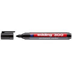 Rotulador edding marcador permanente 300 negro punta redonda 1,5-3 mm recargable PACK 10 UNIDADES - Imagen 3