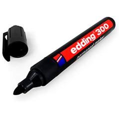 Rotulador edding marcador permanente 300 negro punta redonda 1,5-3 mm recargable PACK 10 UNIDADES - Imagen 4
