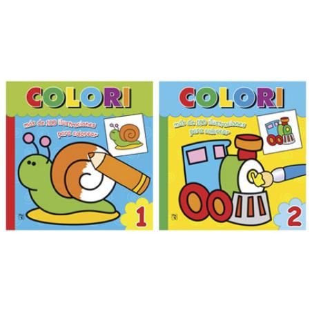 Cuaderno para colorear colori PACK 12 UNIDADES