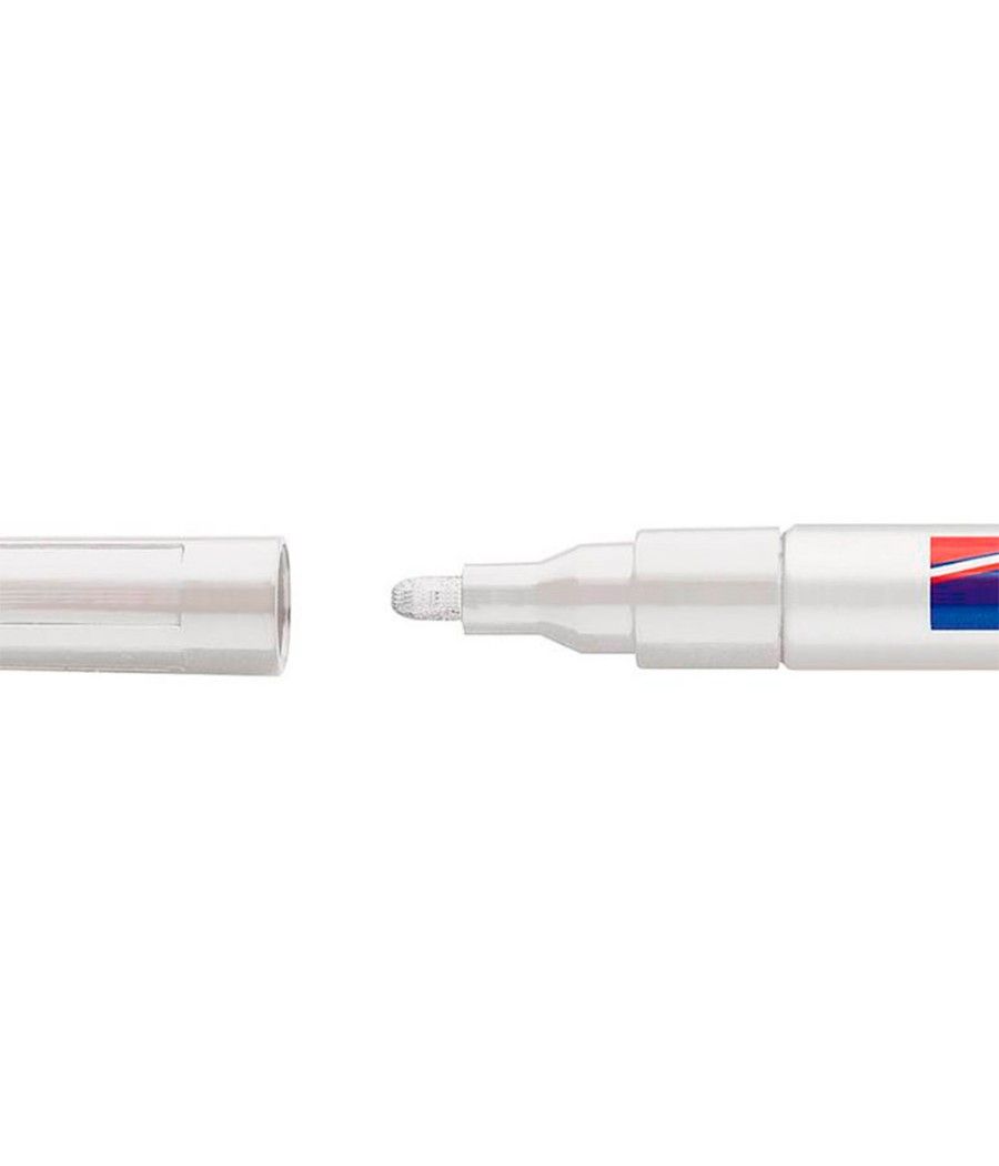 Rotulador edding punta fibra 750 blanco punta redonda 2-4 mm - Imagen 4