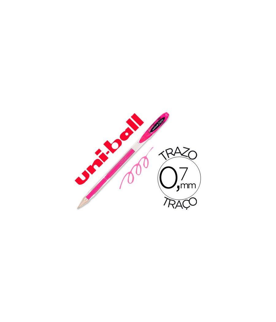 Bolígrafo uni-ball roller um-120 signo 0,7 mm tinta gel color rosa PACK 12 UNIDADES - Imagen 2