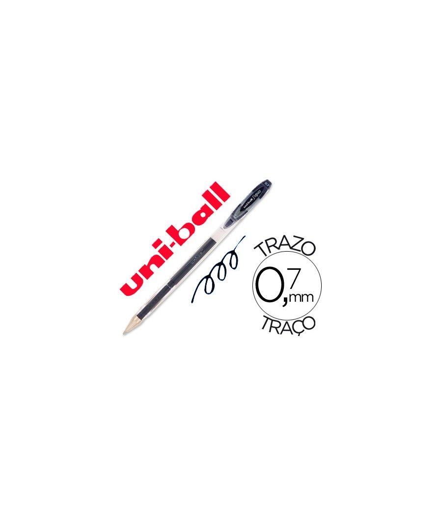 Bolígrafo uni-ball roller um-120 signo 0,7 mm tinta gel color negro PACK 12 UNIDADES - Imagen 2