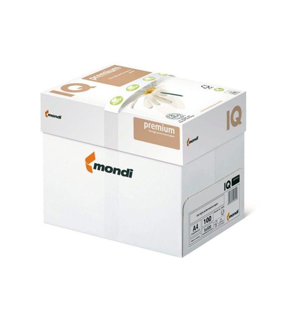 Papel fotocopiadora iq premium din a4 100 gramos paquete de 500 hojas - Imagen 6