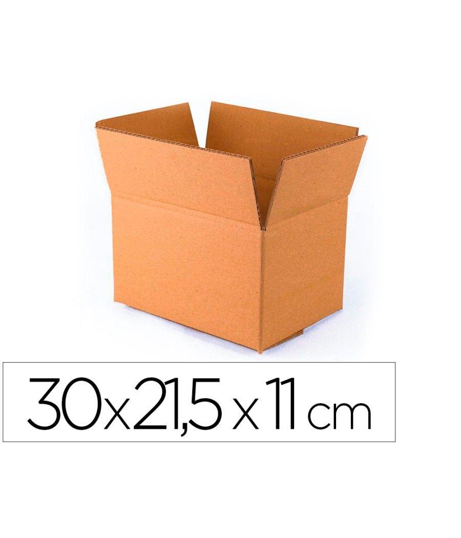 Caja para embalar q-connect fondo automático medidas 300x215x110 mm espesor cartón 3 mm - Imagen 2