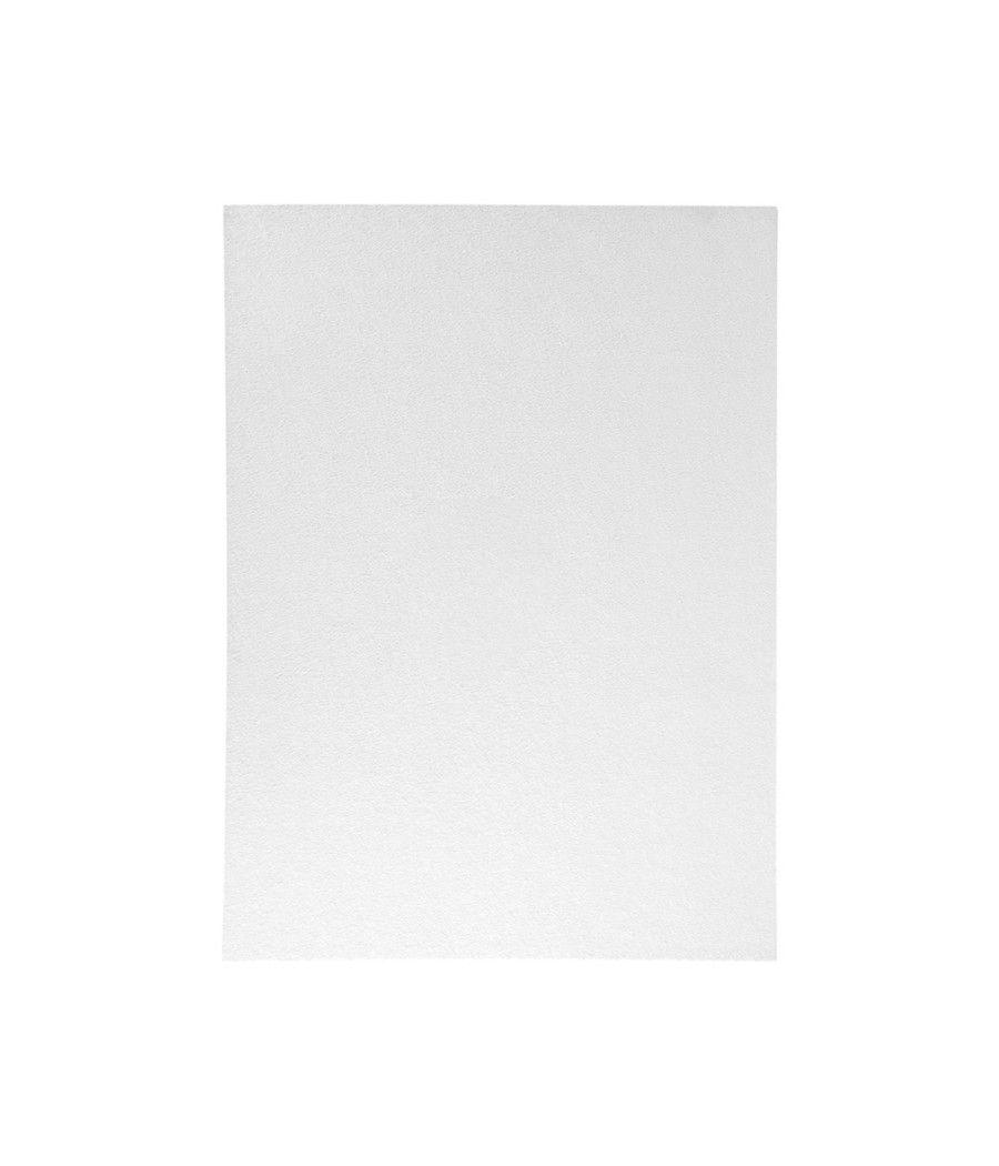 Goma eva liderpapel 50x70cm 60g/m2 espesor 2mm textura toalla blanco PACK 10 UNIDADES - Imagen 3