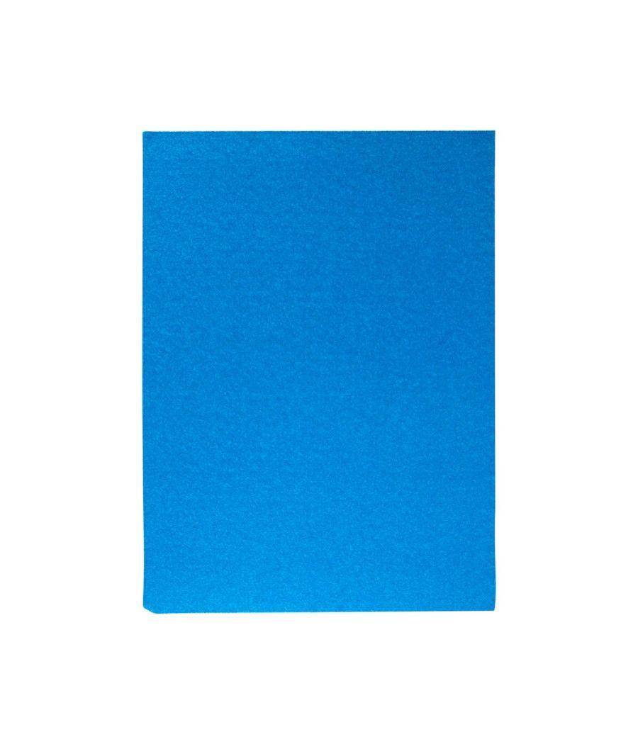 Goma eva liderpapel 50x70cm 60g/m2 espesor 2mm textura toalla azul PACK 10 UNIDADES - Imagen 3