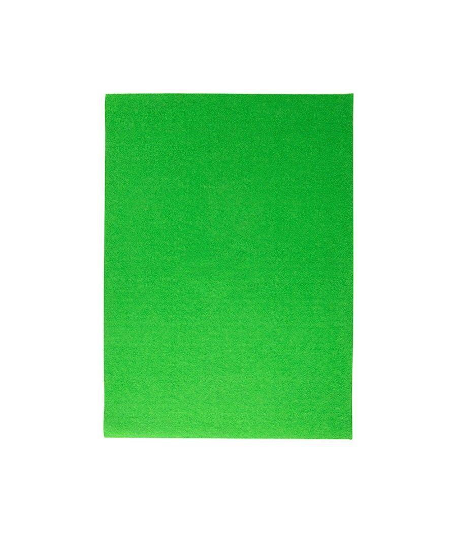 Goma eva liderpapel 50x70cm 60g/m2 espesor 2mm textura toalla verde PACK 10 UNIDADES - Imagen 3