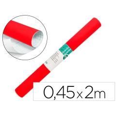 Rollo adhesivo liderpapel unicolor rojo brillo rollo de 0,45 x 2 mt - Imagen 2