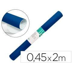 Rollo adhesivo liderpapel unicolor azul brillo rollo de 0,45 x 2 mt - Imagen 2
