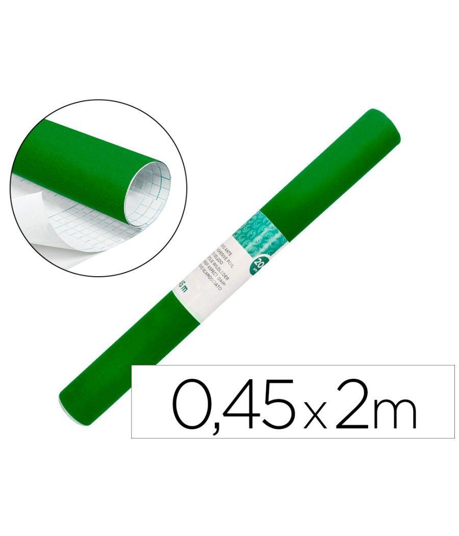 Rollo adhesivo liderpapel especial ante verde rollo de 0,45 x 2 mt - Imagen 2
