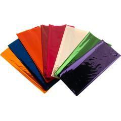 Papel celofán liderpapel 50x70 cm 22g/m2 bolsa de 10 hojas colores surtidos - Imagen 4