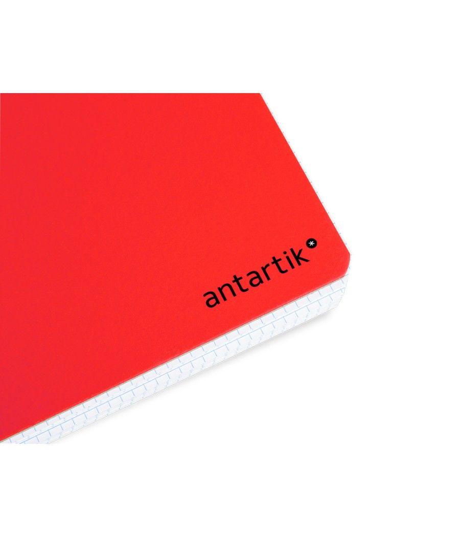 Cuaderno espiral liderpapel a5 antartik tapa dura 80h 100 gr cuadro 5mm con margen color rojo - Imagen 9