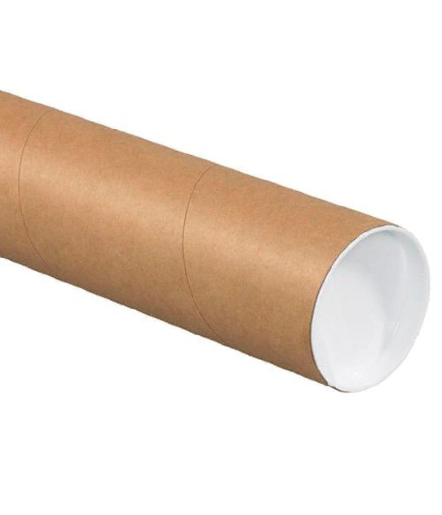 Tubo de cartón q-connect portadocumentos tapa plástico 40x430 mm - Imagen 4