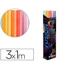 Papel kraft fusion 1x3 mt expositor 24 rollos colores surtidos - Imagen 2