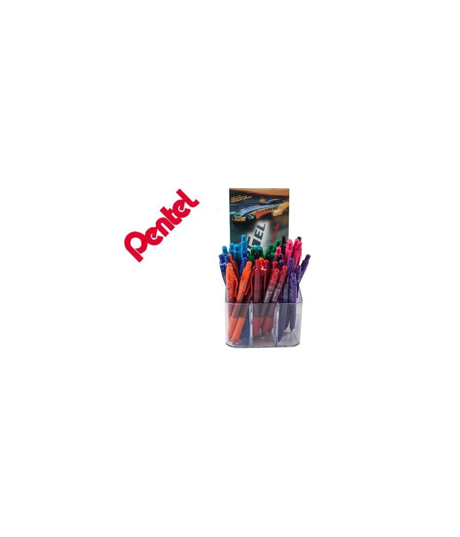 Roller pentel energel 107 retráctil 0,7 mm colores surtidos PACK 60 UNIDADES - Imagen 2