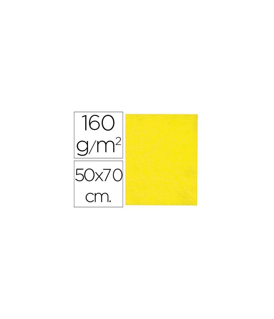 Fieltro liderpapel 50x70 cm amarillo 160 g/m2 PACK 10 UNIDADES - Imagen 2