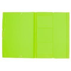 Carpeta liderpapel gomas plástico folio solapa color verde pistacho - Imagen 5