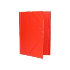 Carpeta liderpapel gomas plástico folio solapa color rojo - Imagen 6