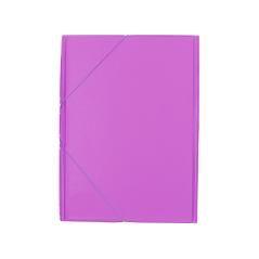 Carpeta liderpapel gomas plástico folio solapa color lila - Imagen 4