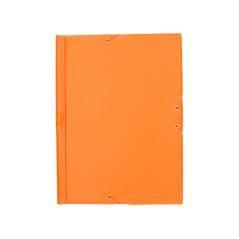 Carpeta liderpapel gomas plástico folio solapa color naranja - Imagen 3