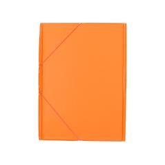 Carpeta liderpapel gomas plástico folio solapa color naranja - Imagen 4