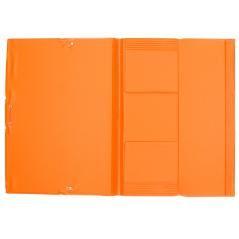 Carpeta liderpapel gomas plástico folio solapa color naranja - Imagen 5