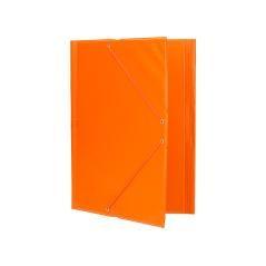 Carpeta liderpapel gomas plástico folio solapa color naranja - Imagen 6