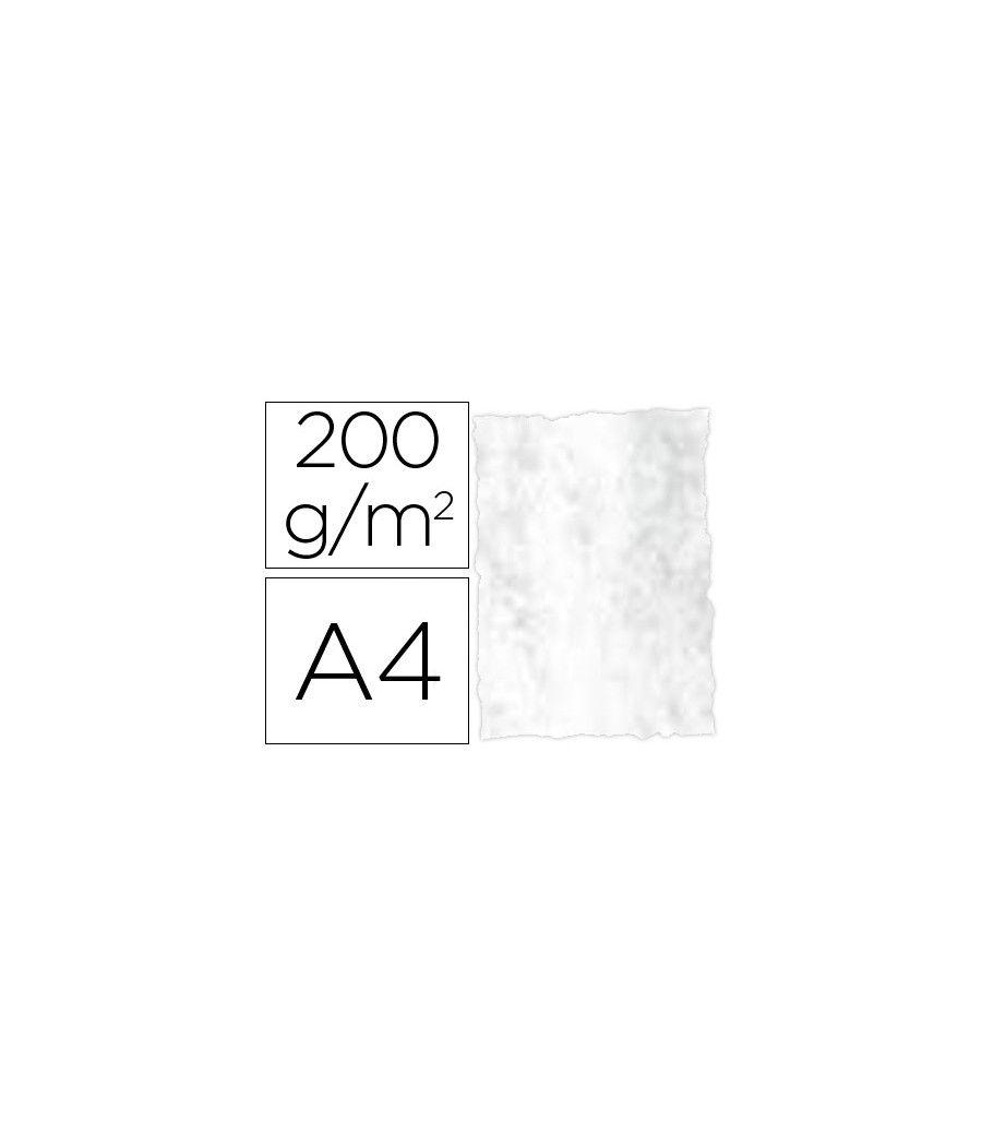 Papel pergamino din a4 troquelado 200 gr color marmoleado gris paquete de 25 hojas - Imagen 2
