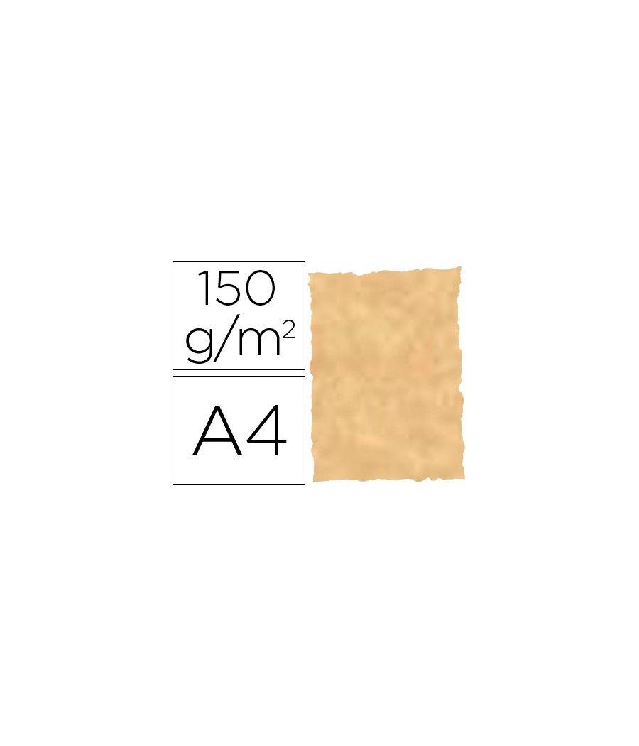 Papel pergamino din a4 troquelado 150 gr color parchment ocre paquete de 25 hojas - Imagen 2