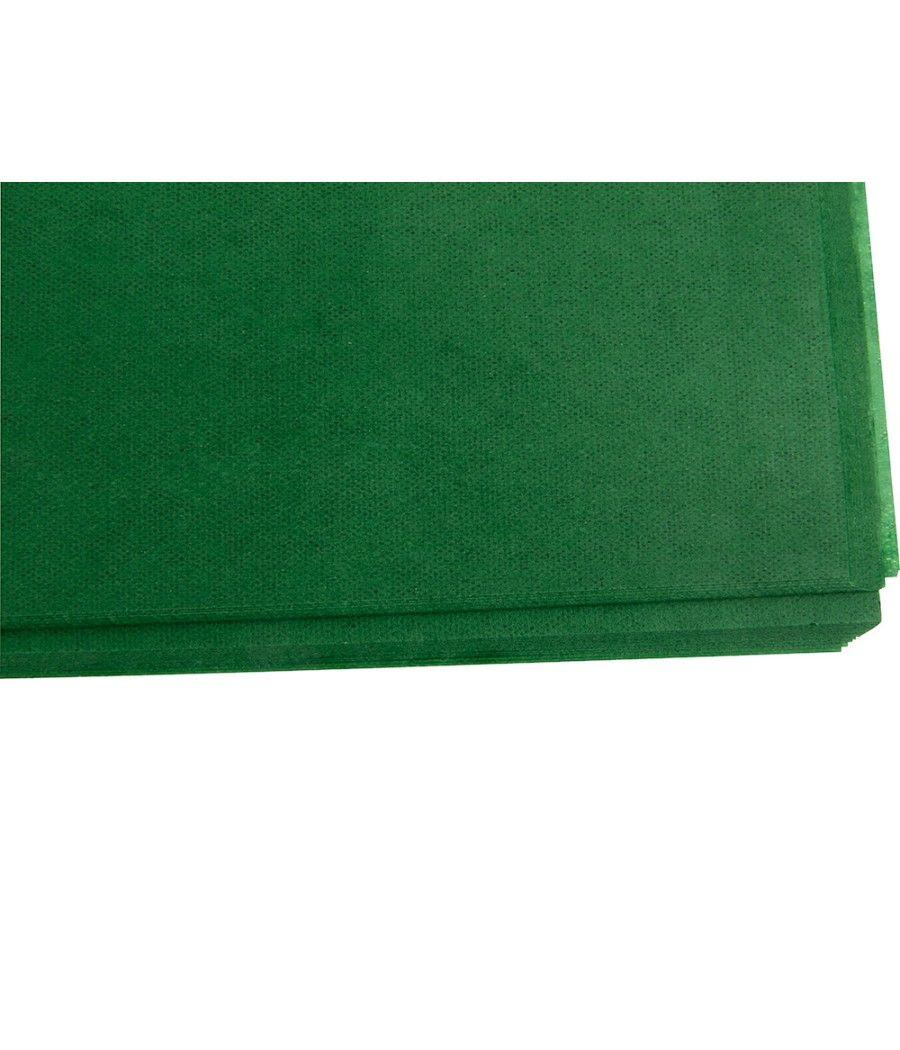 Papel seda liderpapel verde oscuro 52x76cm 18 gr/m2 paquete de 25 hojas - Imagen 5