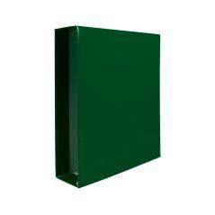 Caja archivador liderpapel de palanca cartón folio documenta lomo 82mm color verde - Imagen 4