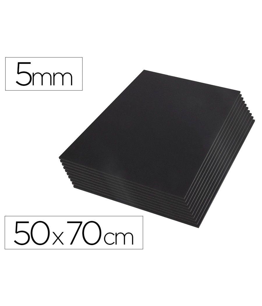 Cartón pluma liderpapel negro doble cara 50x70 cm espesor 5 mm PACK 10 UNIDADES - Imagen 2