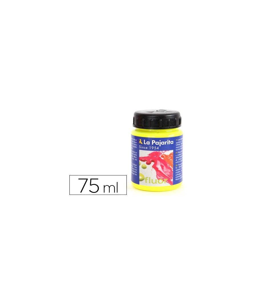 Pintura acrílica la pajarita f-01 amarillo canario 75ml PACK 6 UNIDADES - Imagen 2