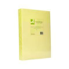 Papel color q-connect din a3 80gr amarillo neon paquete de 500 hojas - Imagen 4