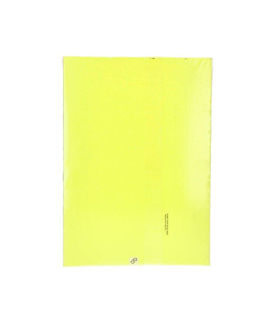 Papel color q-connect din a3 80gr amarillo neon paquete de 500 hojas - Imagen 5