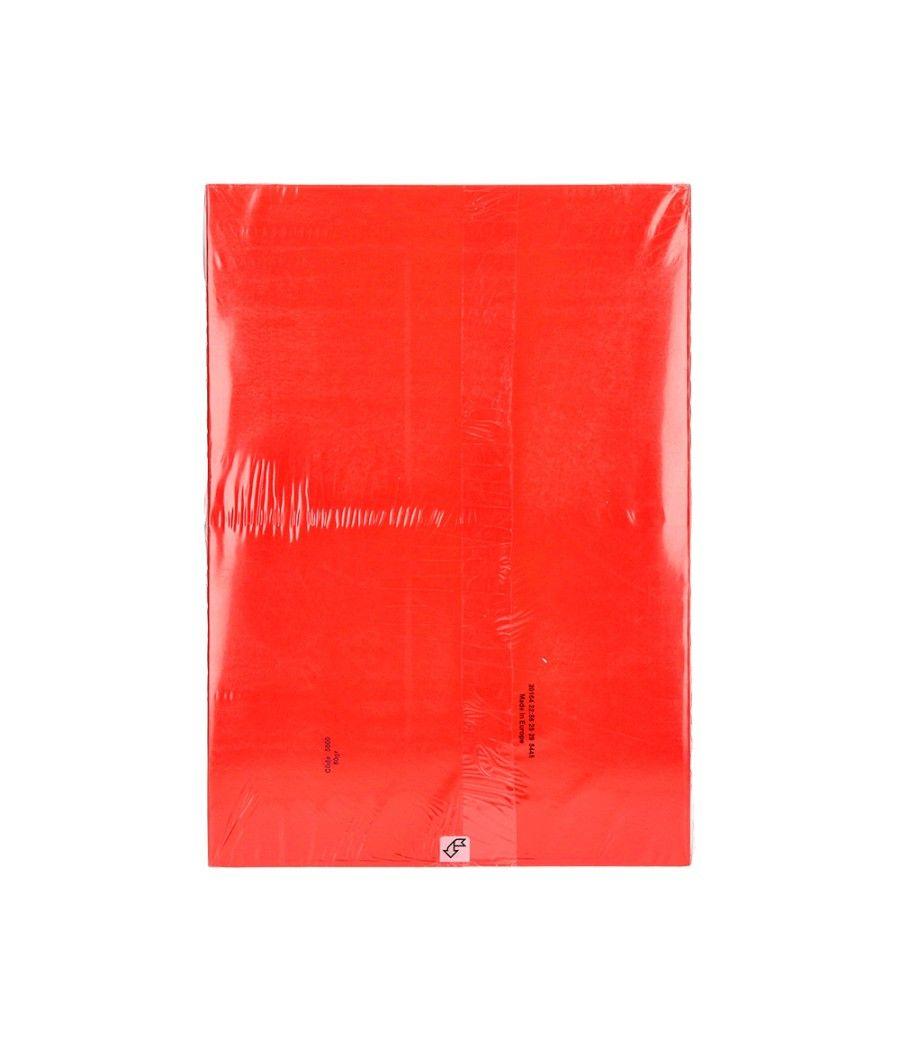 Papel color q-connect din a3 80gr rojo intenso paquete de 500 hojas - Imagen 5