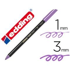 Edding rotulador punta de fibra 1200 violeta metÁlico -10u-