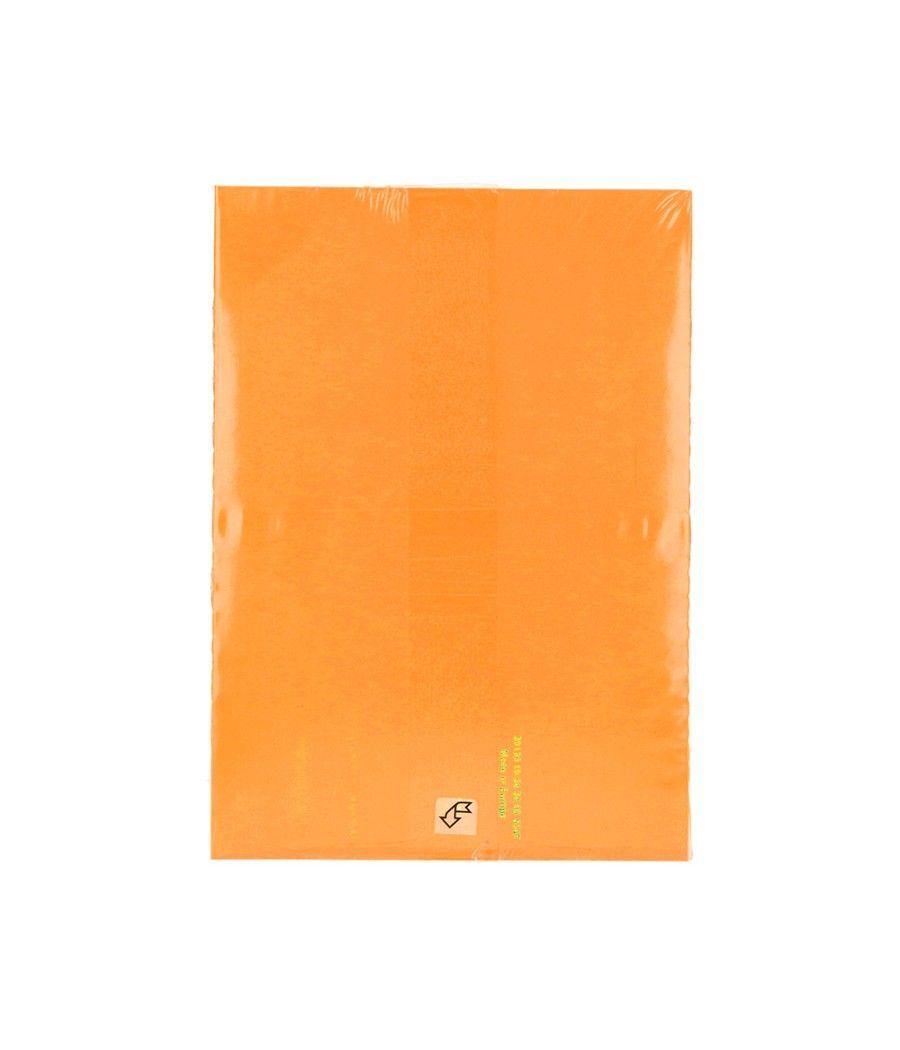 Papel color q-connect din a4 80gr naranja neon paquete de 500 hojas - Imagen 5