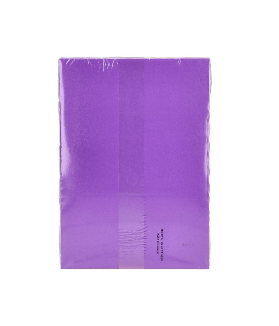 Papel color q-connect din a4 80gr lila intenso paquete de 500 hojas - Imagen 5