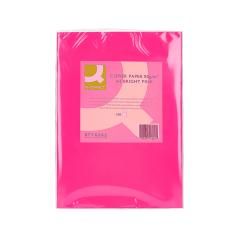 Papel color q-connect din a4 80gr rosa intenso paquete de 500 hojas - Imagen 3