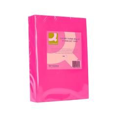 Papel color q-connect din a4 80gr rosa intenso paquete de 500 hojas - Imagen 4