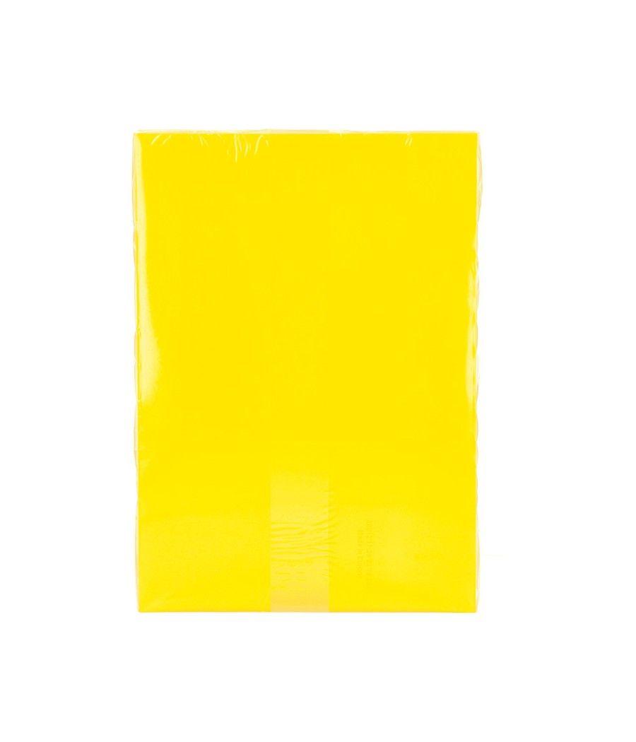 Papel color q-connect din a4 80gr amarillo intenso paquete de 500 hojas - Imagen 5