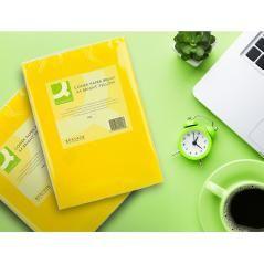 Papel color q-connect din a4 80gr amarillo intenso paquete de 500 hojas - Imagen 7