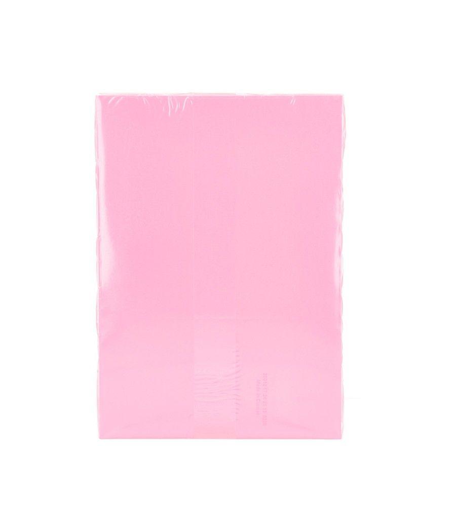 Papel color q-connect din a4 80 gr rosa paquete de 500 hojas - Imagen 5