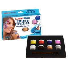 Maquillaje liquido set de 8 colores surtidos mas pincel - Imagen 2