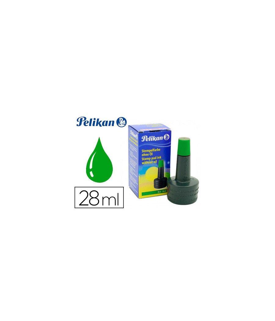 Tinta tampón pelikan verde frasco de 28 ml - Imagen 2